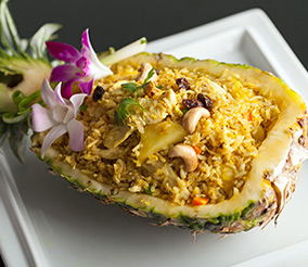 Pineapple Fried Rice with Authentic Presentation