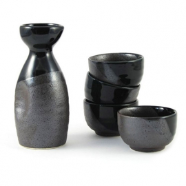 Sake Seti (Gri&Siyah)