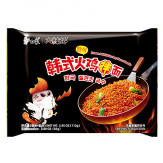 Baixiang - Kore Stili Süper Acılı Hindi Aromalı Hazır Noodle 112gr