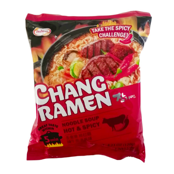 Doshirak Acılı Hazır Ramen Chang Ramen 120gr (Spicy Ramen)