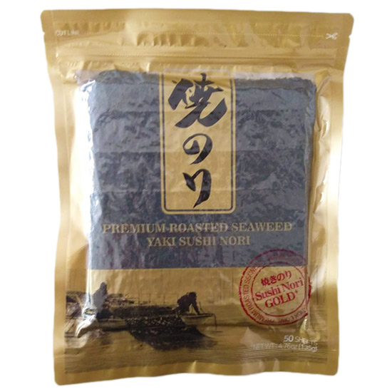 Wandobada Sushi Yaki Nori Gold 50 sheets